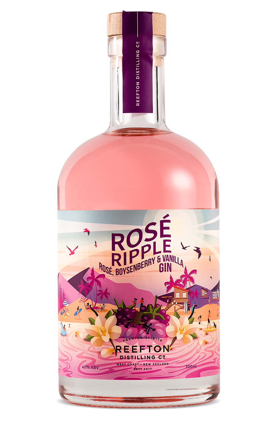 Flavour Gallery Gin Series Rose Ripple 40%