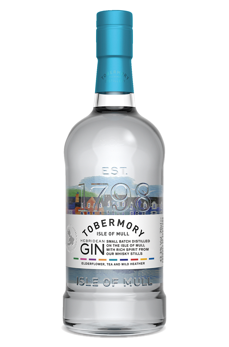 Tobermory Hebridean Gin 43.3% 700ml