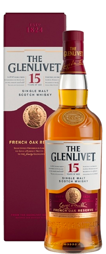 The Glenlivet 15 Year Old Single Malt Scotch Whisky 700ml