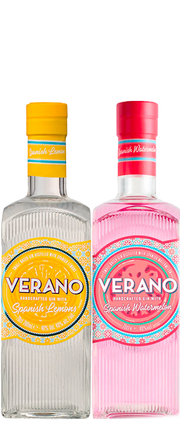 Verano Lemon & Watermelon Gin Duo (2x 700ml Bottles)