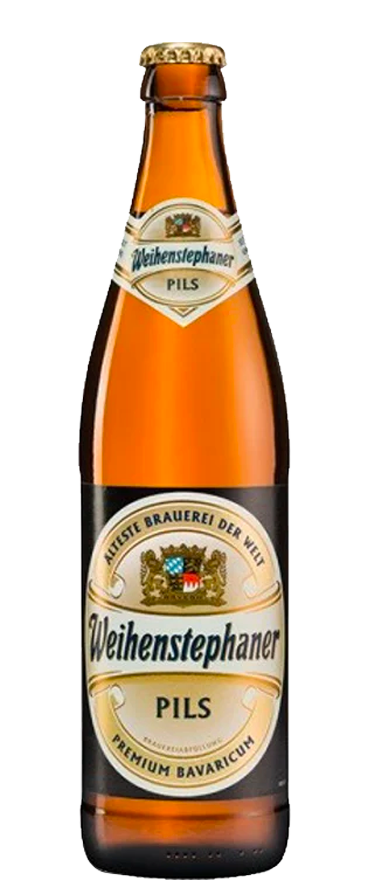 SHORT DATED Weihenstephaner Pils (12x 500ml Bottles) BB:15/05/2025