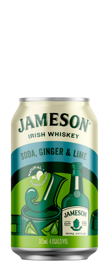 Jameson Ginger and Lime Soda (10x 375ml Cans)